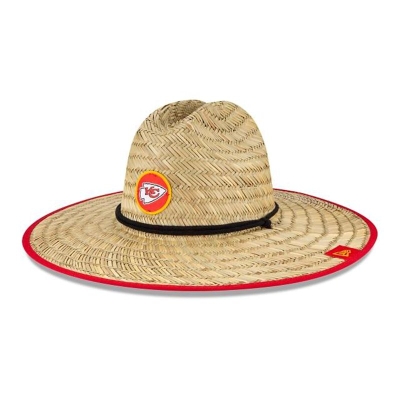 Kansas City Chiefs Gorra | New Era Official NFL Training Straw Hat Mexico - Rojos